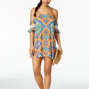 Jessica Simpson off the shoulder Cover up dress